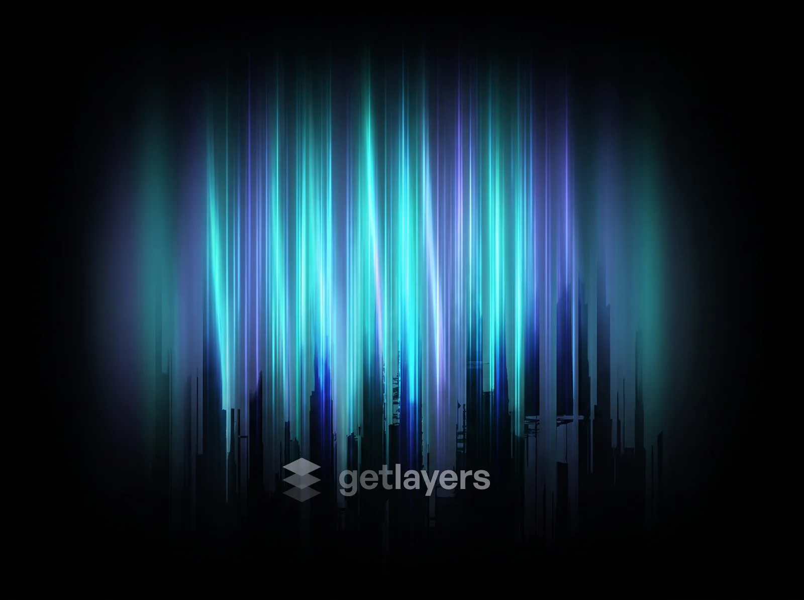 Teal Aurora Bars