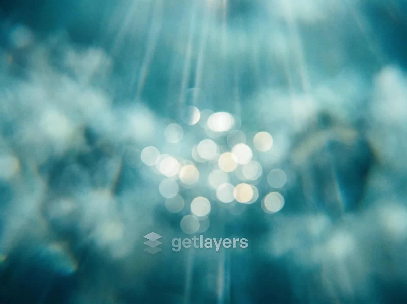 Teal Cloud Rays