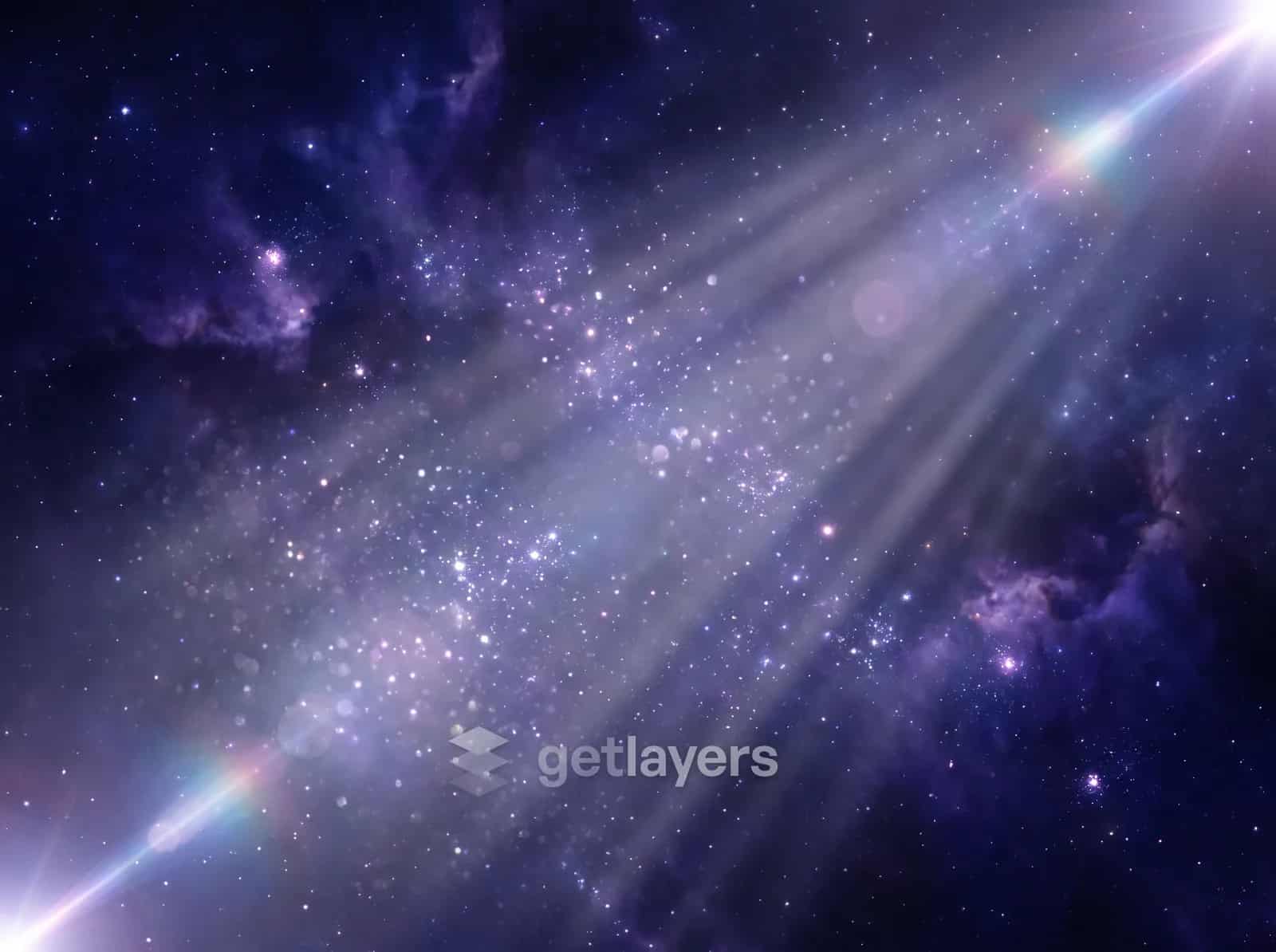 Violet Galaxy Beams