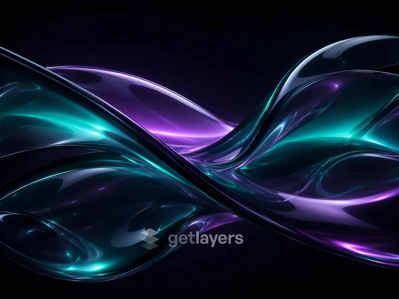 Violet Glass Waves