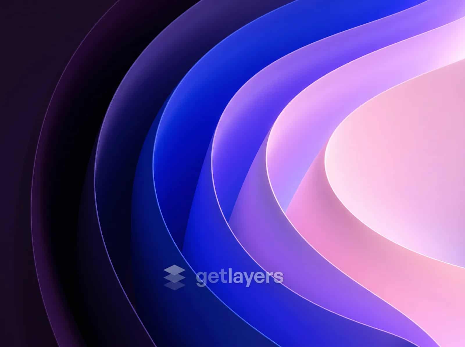 Violet Layered Curves
