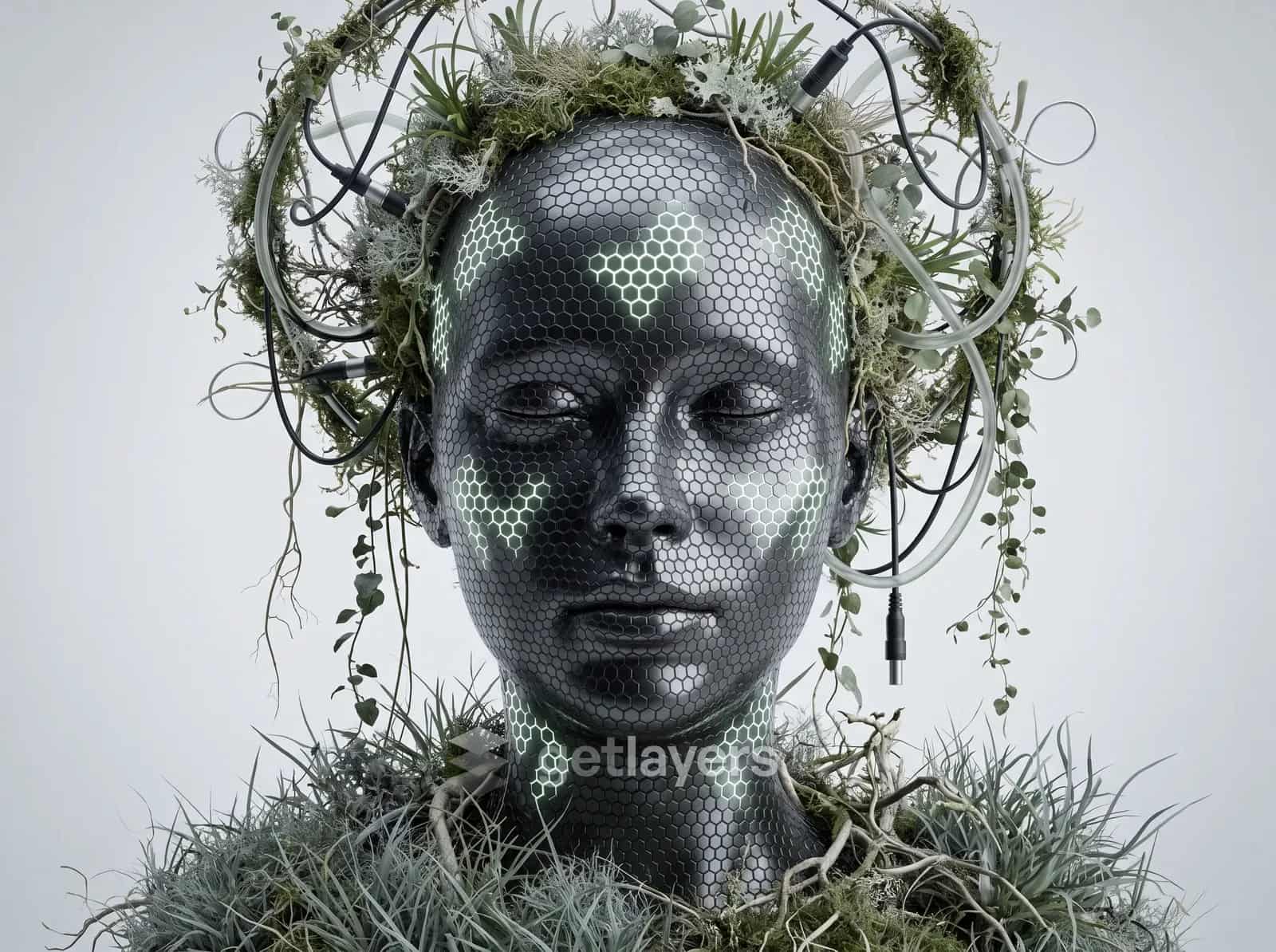 Wire Crown Statue