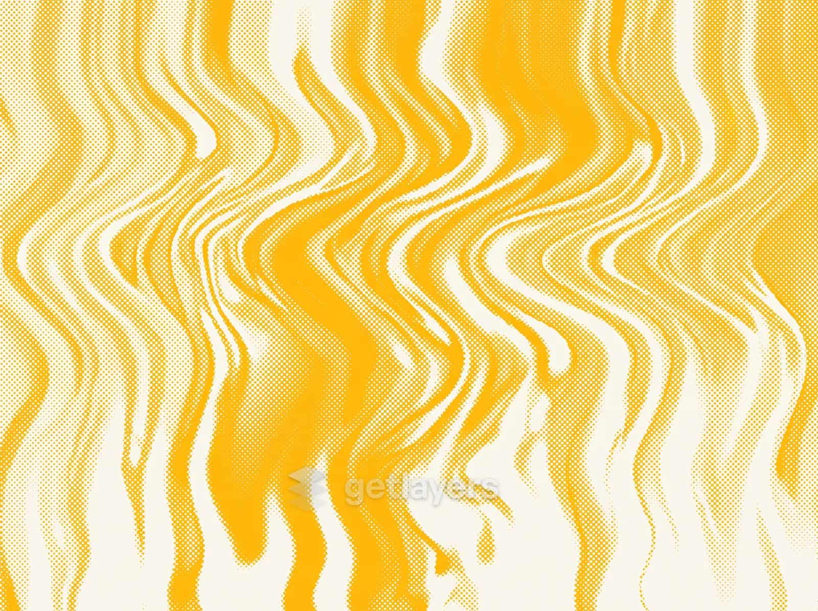 Yellow Liquid Ripples