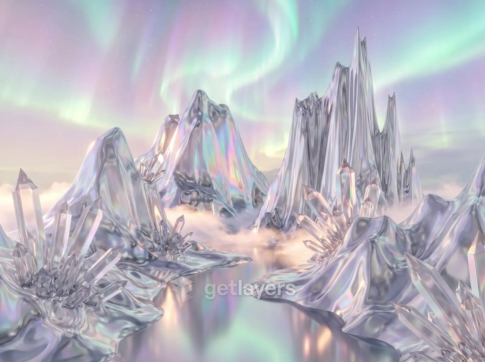 Aurora Crystal Peaks