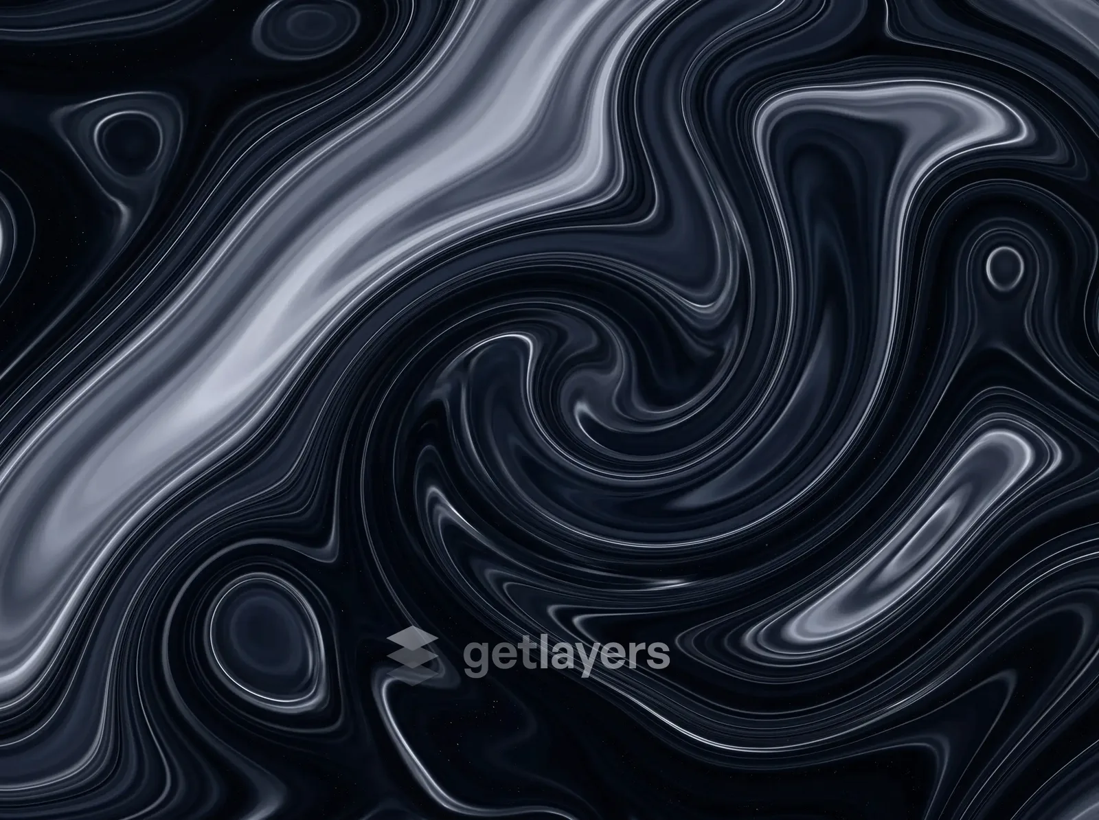 Black Marble Swirl