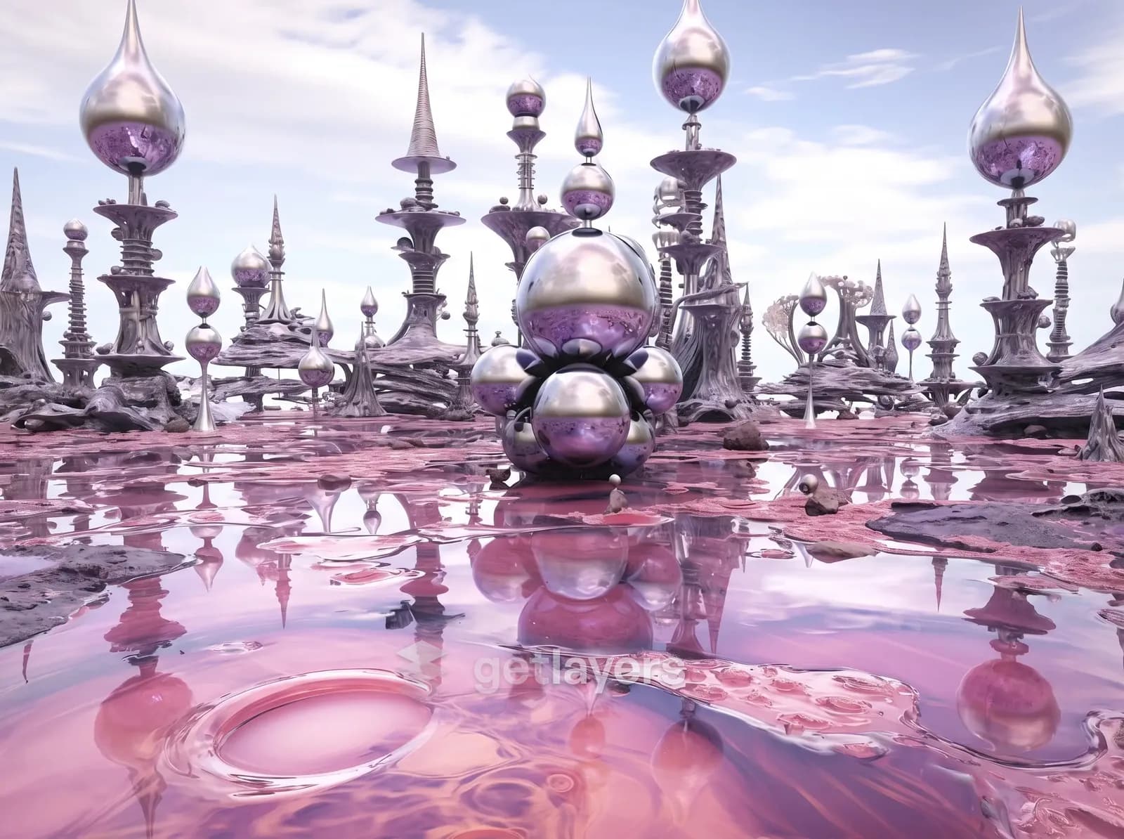 Chrome Spire Lagoon