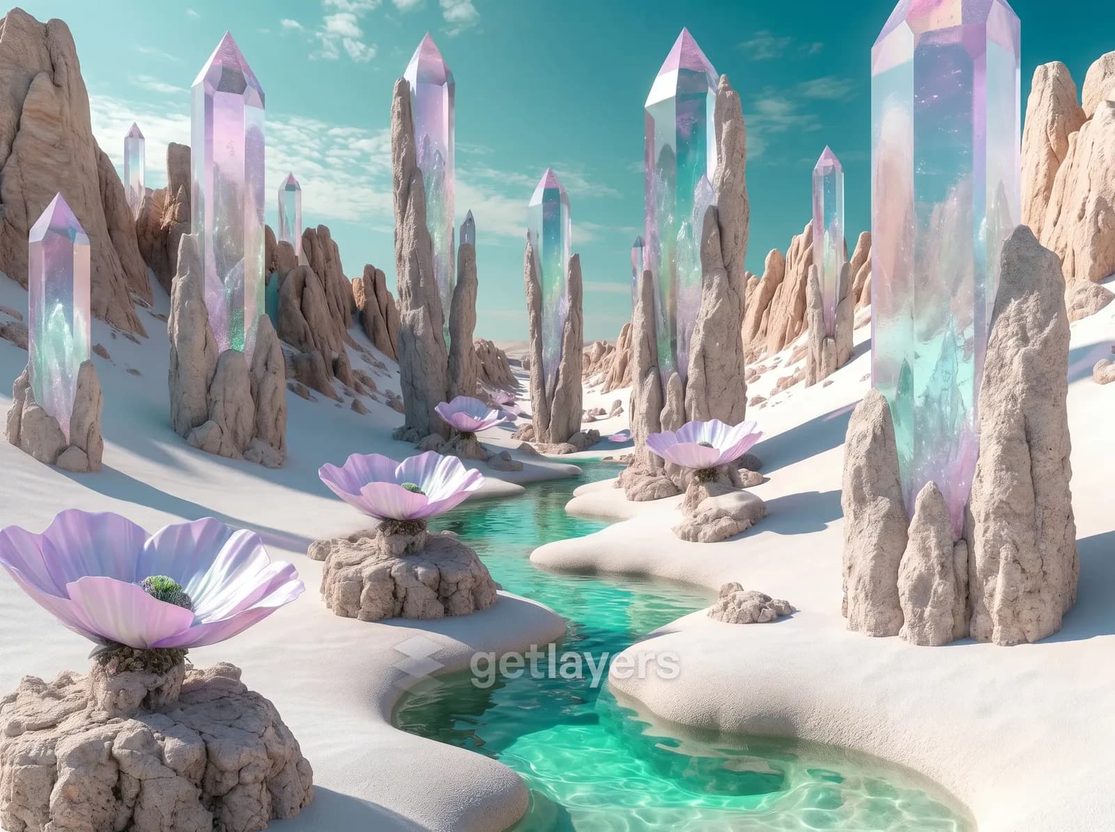 Crystal Desert Pools