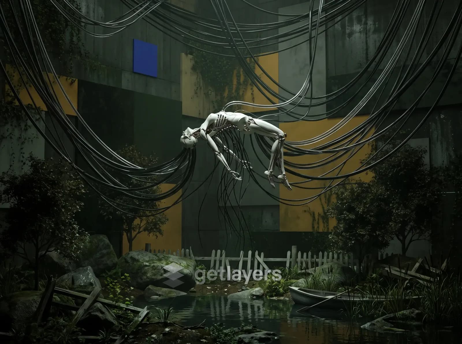 Floating Figure Ruin