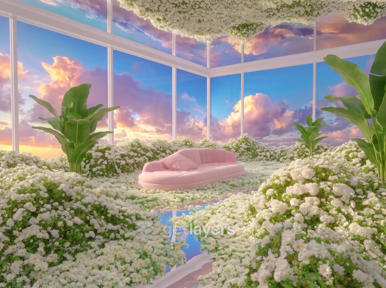 Glass Room Blossoms