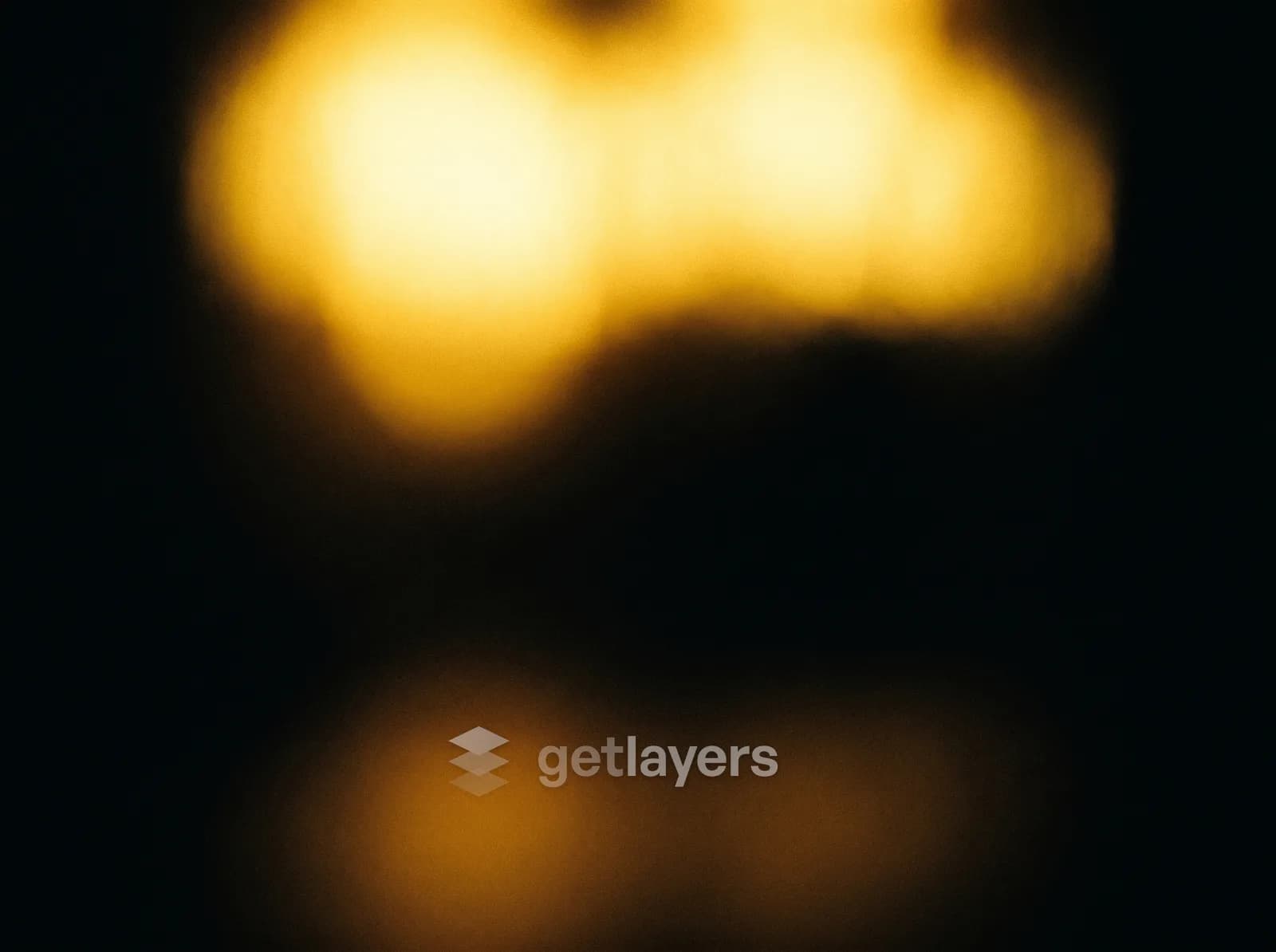 Golden Bokeh Blobs