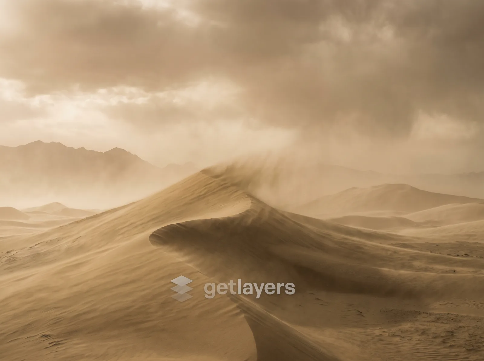 Hazy Sand Dunes