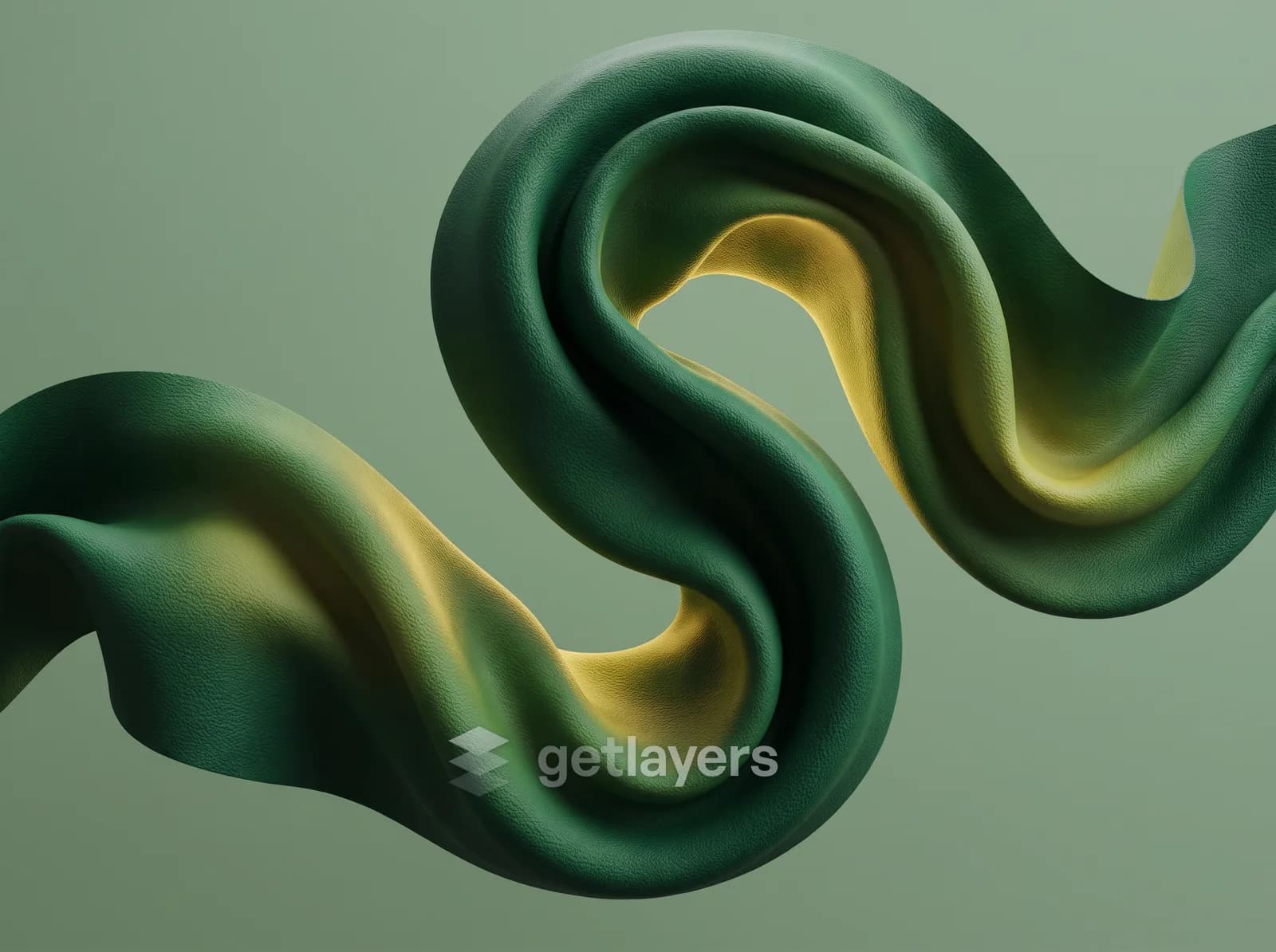 Olive Gold Ribbon