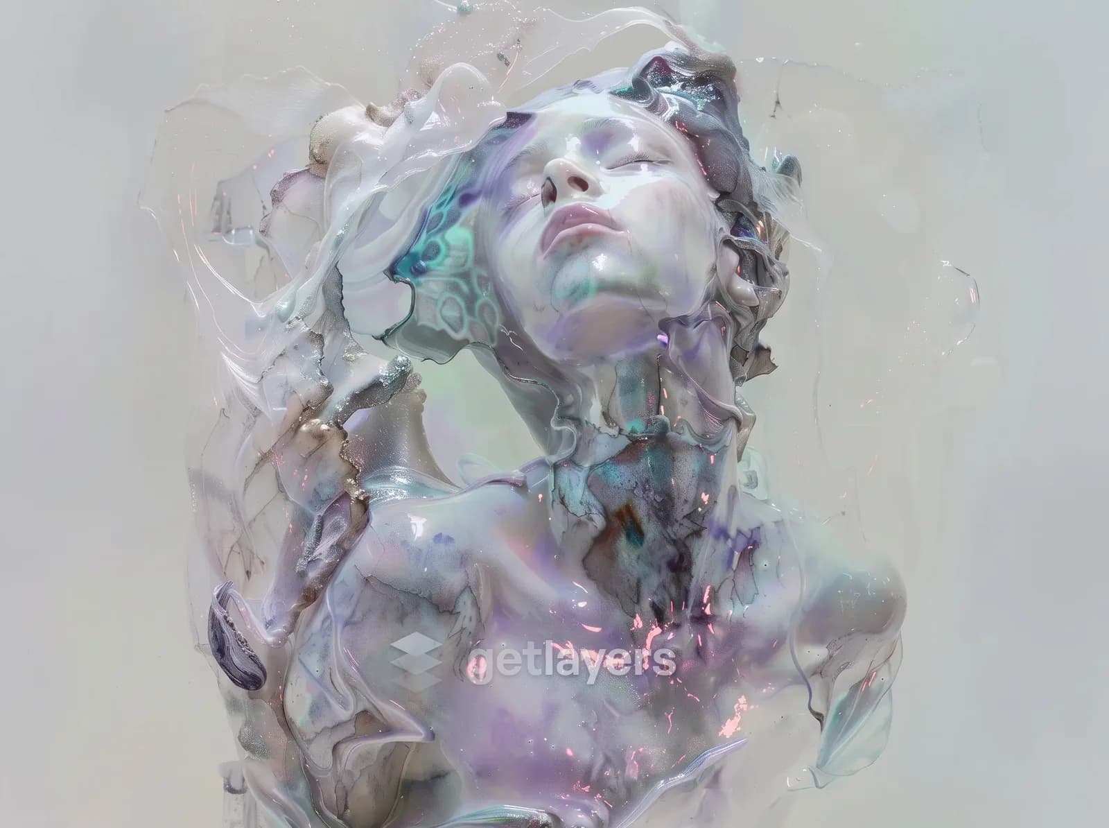 Pearl Bust Sculpture