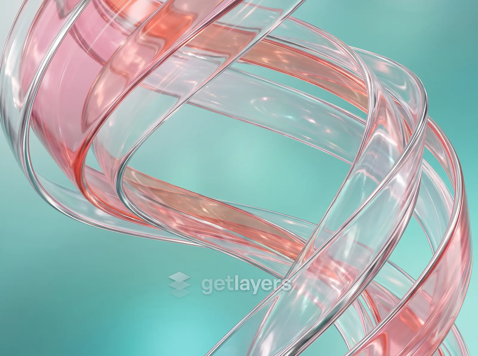 Pink Glass Helix