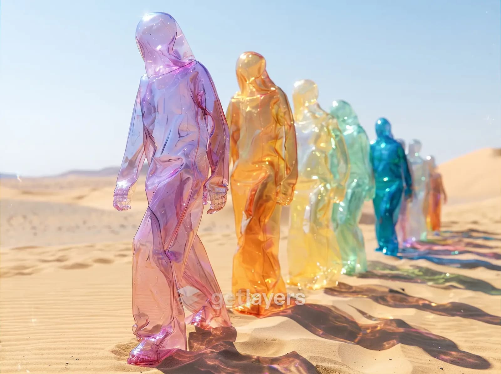 Rainbow Glass Walkers