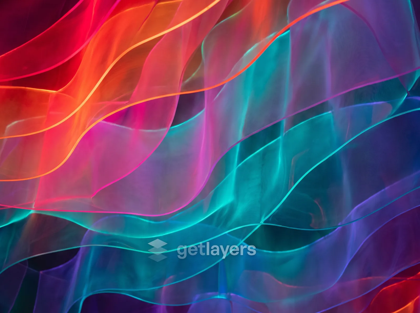 Red Teal Veils