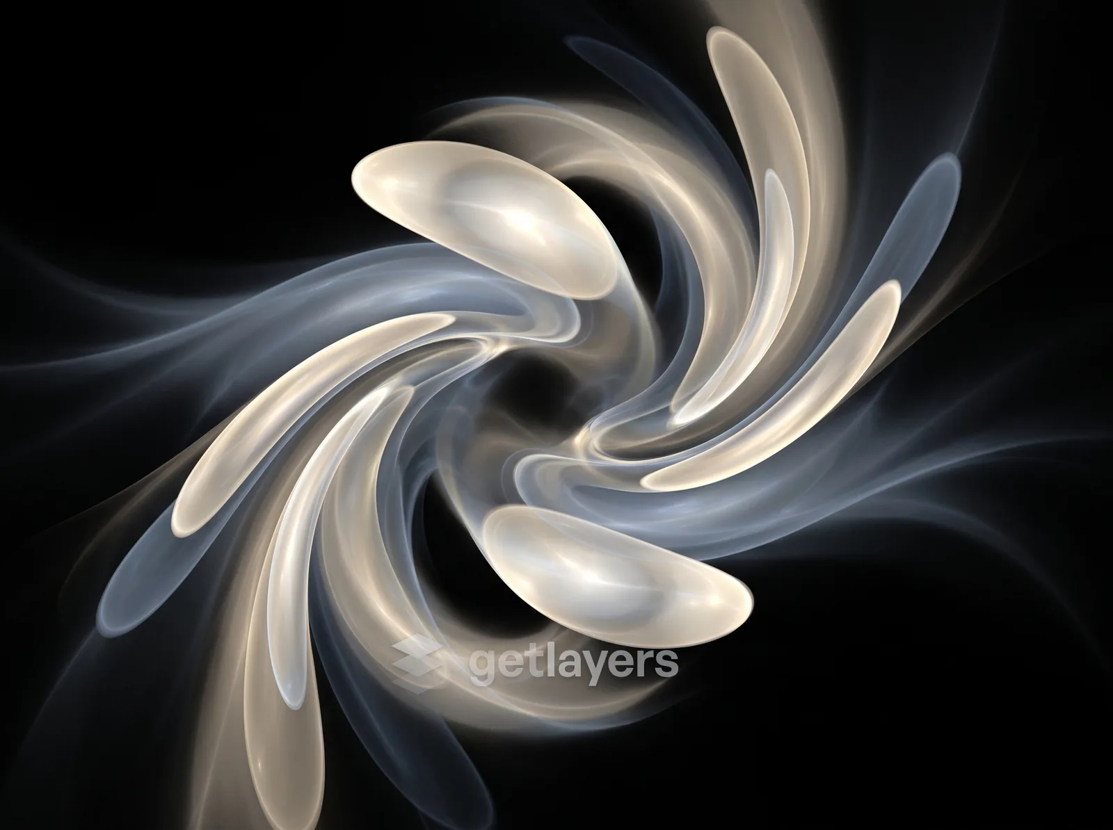 Silver Swirl Petals
