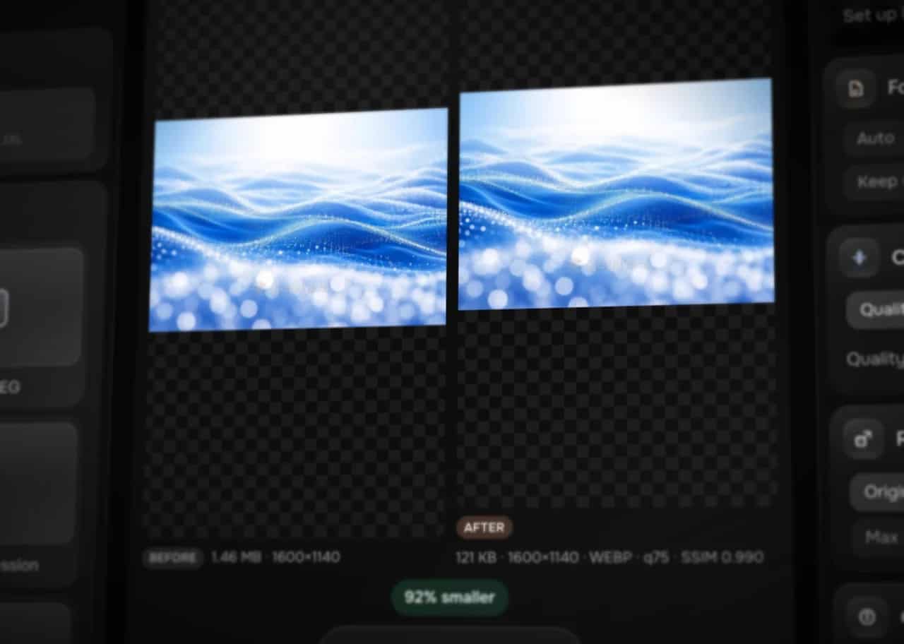 Image Compressor — the live tool on GetLayers
