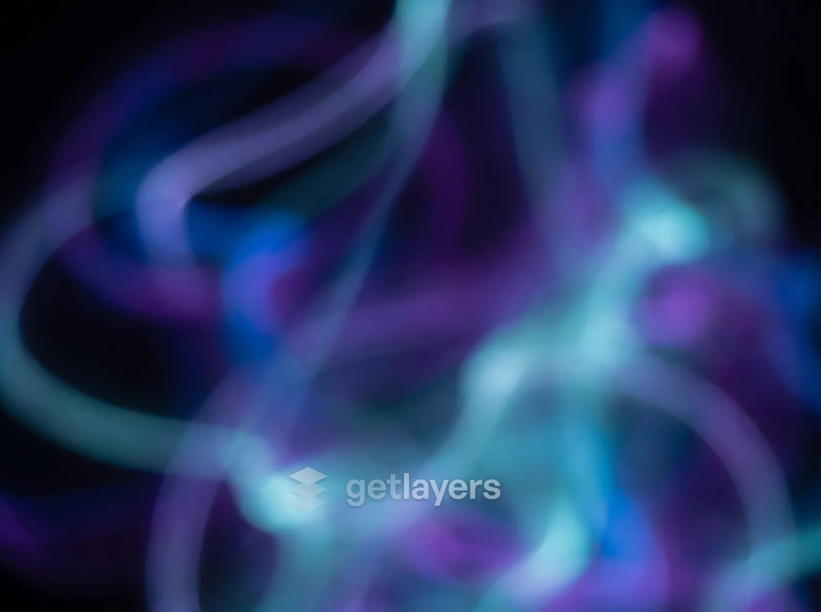Blue Violet Light Trails