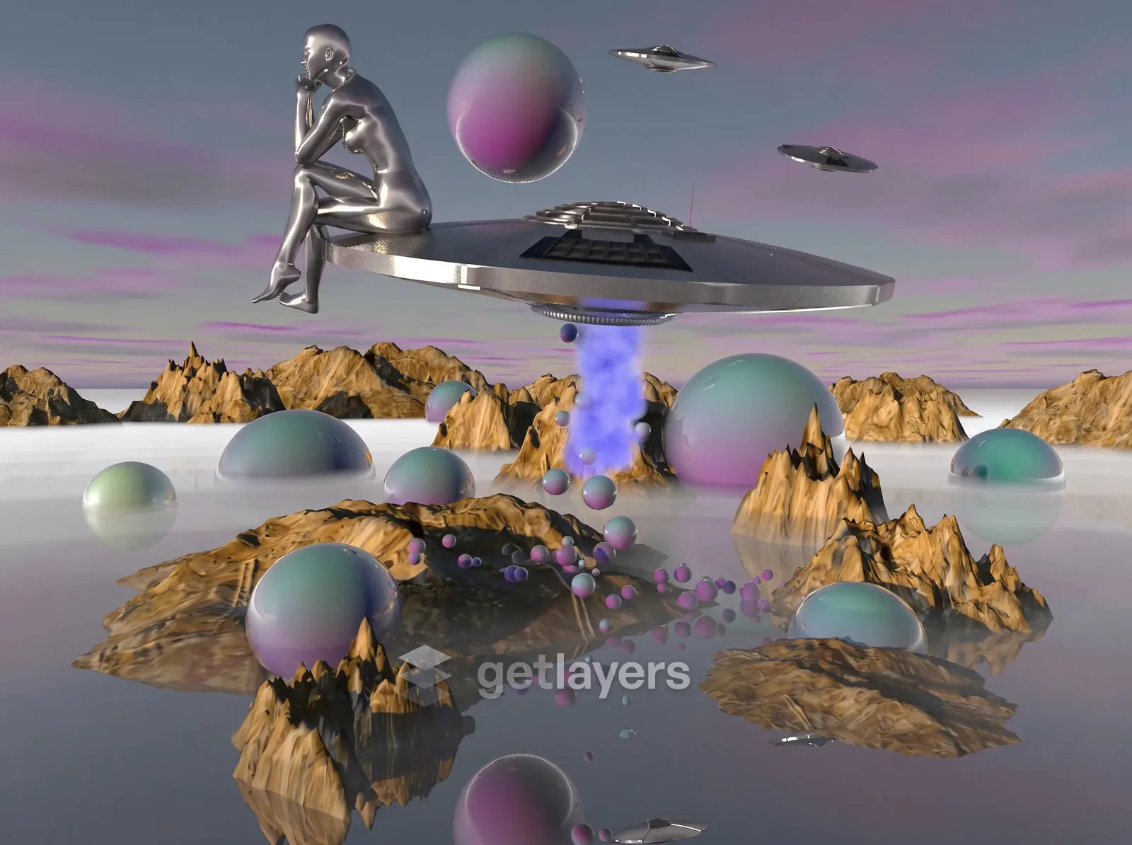 Chrome Ufo Pond
