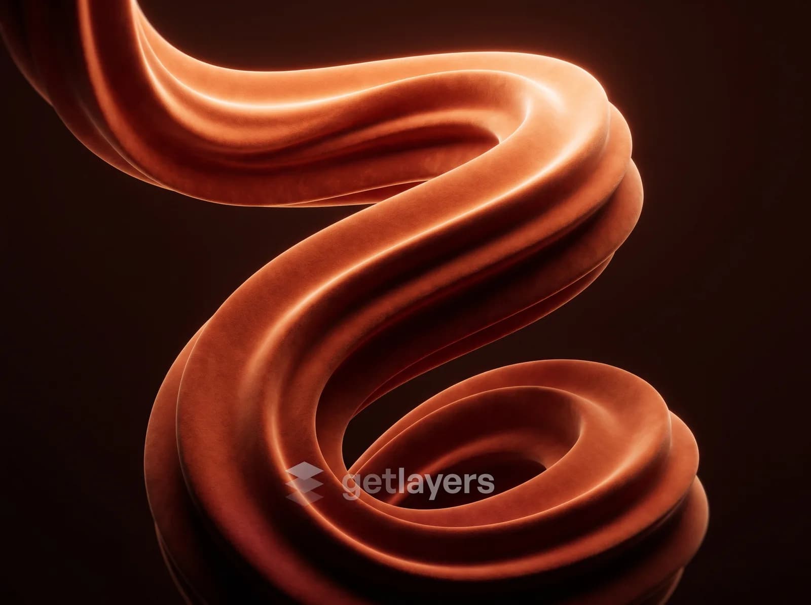 Copper Ribbon Curl