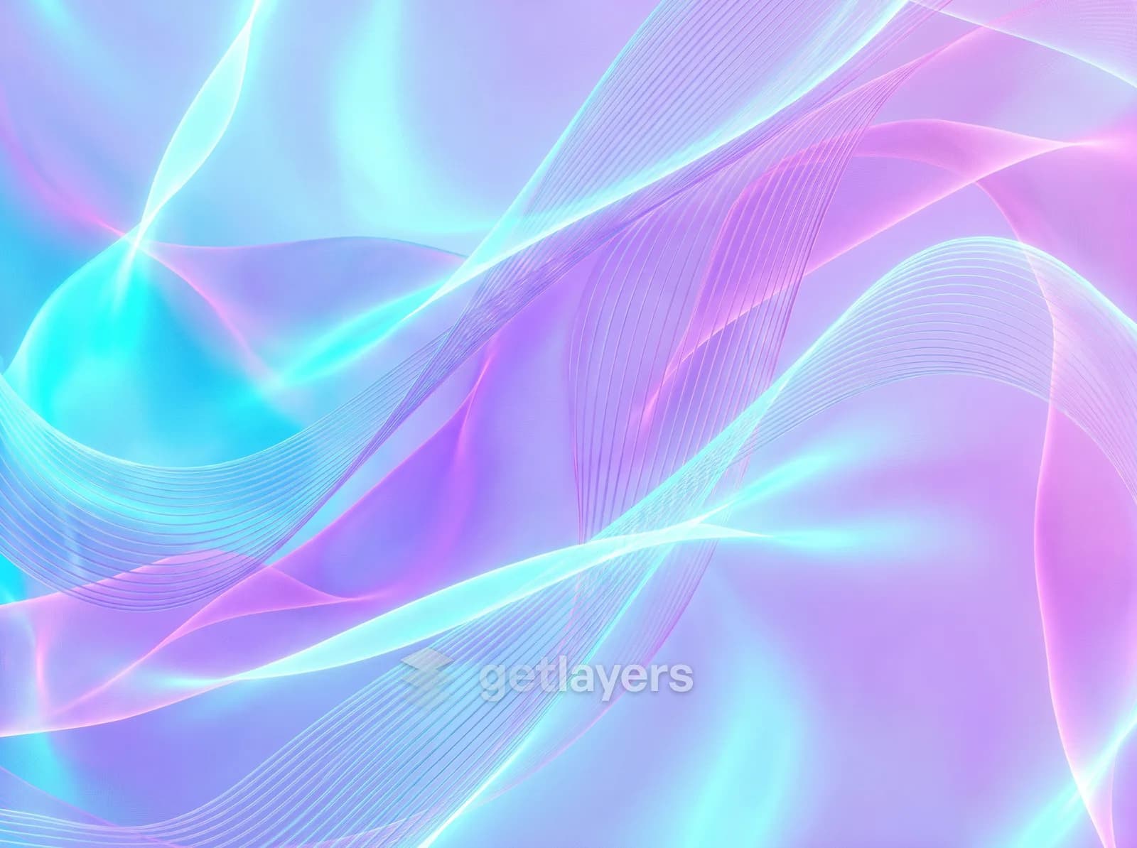 Cyan Lilac Veils