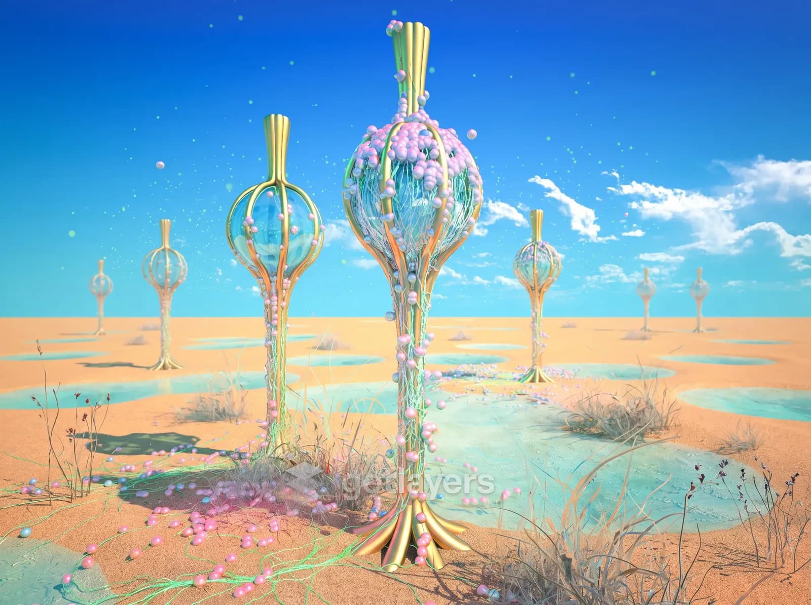 Desert Lantern Towers