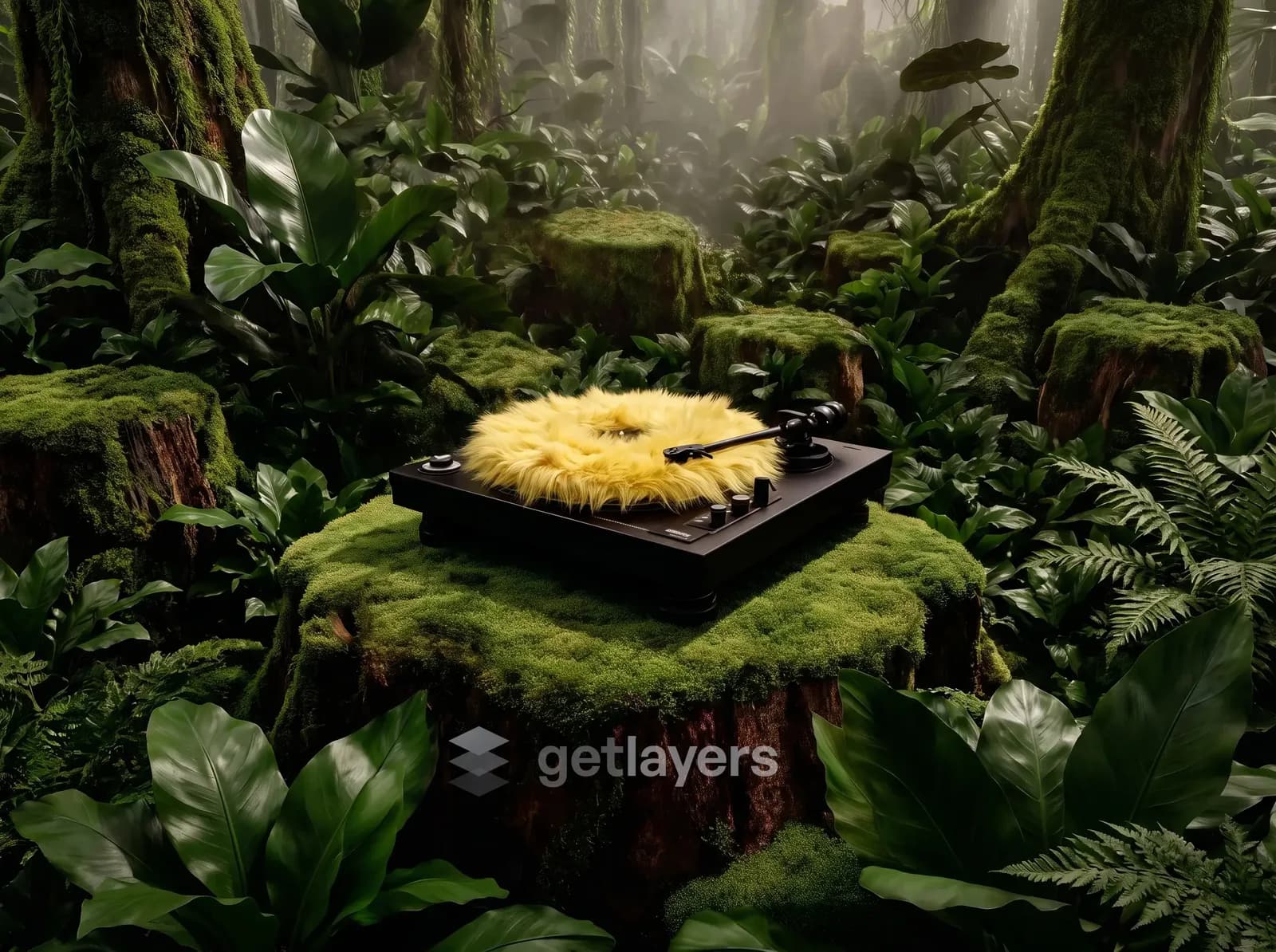 Forest Vinyl Turntable