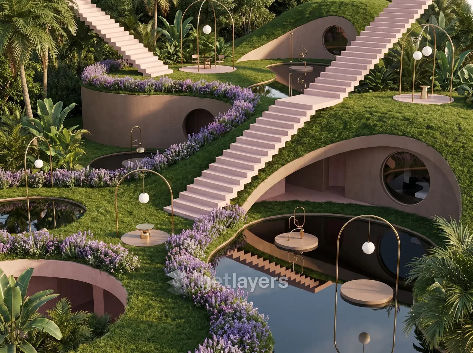 Garden Pool Terraces