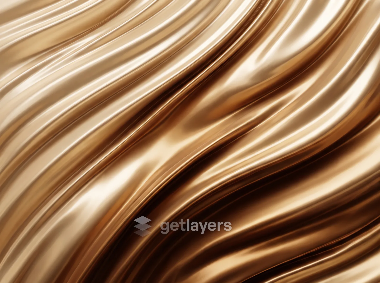 Golden Satin Waves