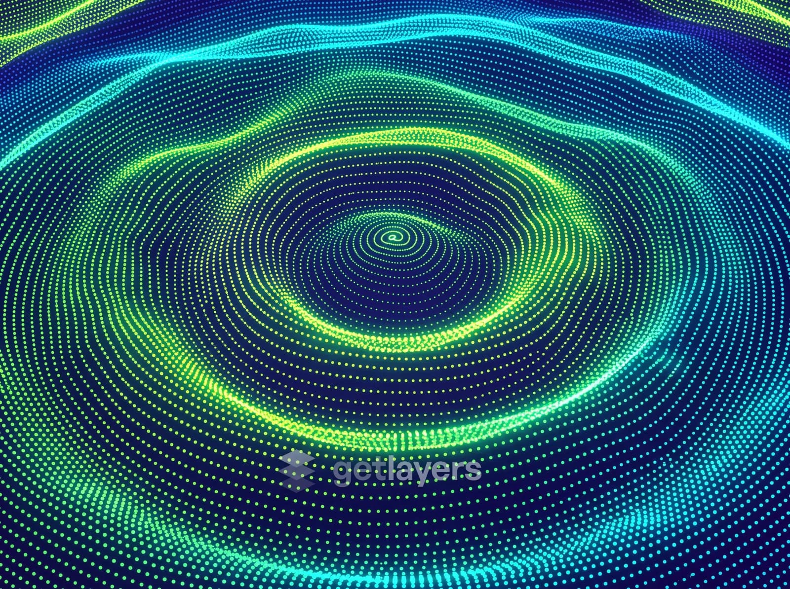 Green Ripple Rings