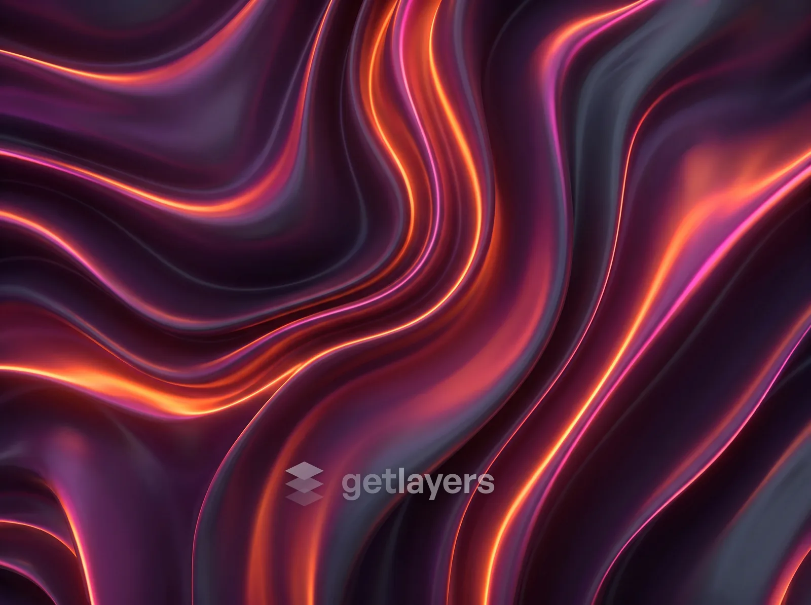 Magenta Flow Lines