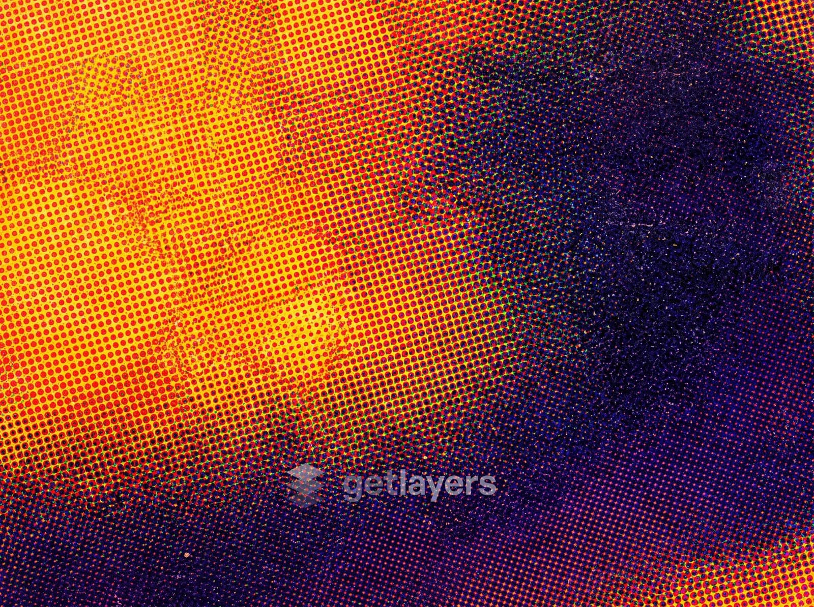Orange Halftone Haze