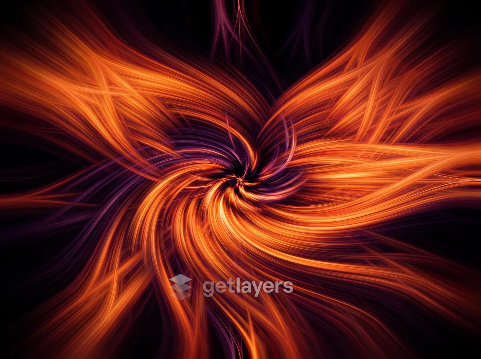 Orange Light Vortex