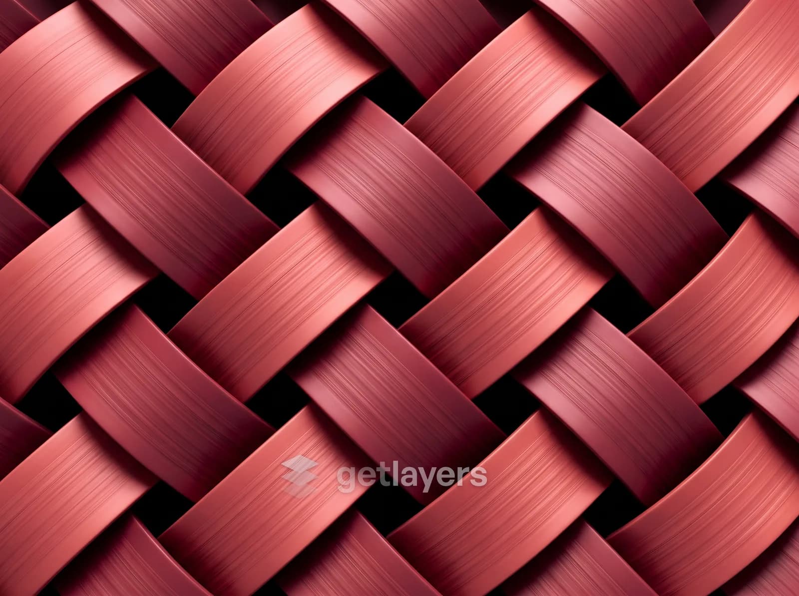 Red Woven Ribbons