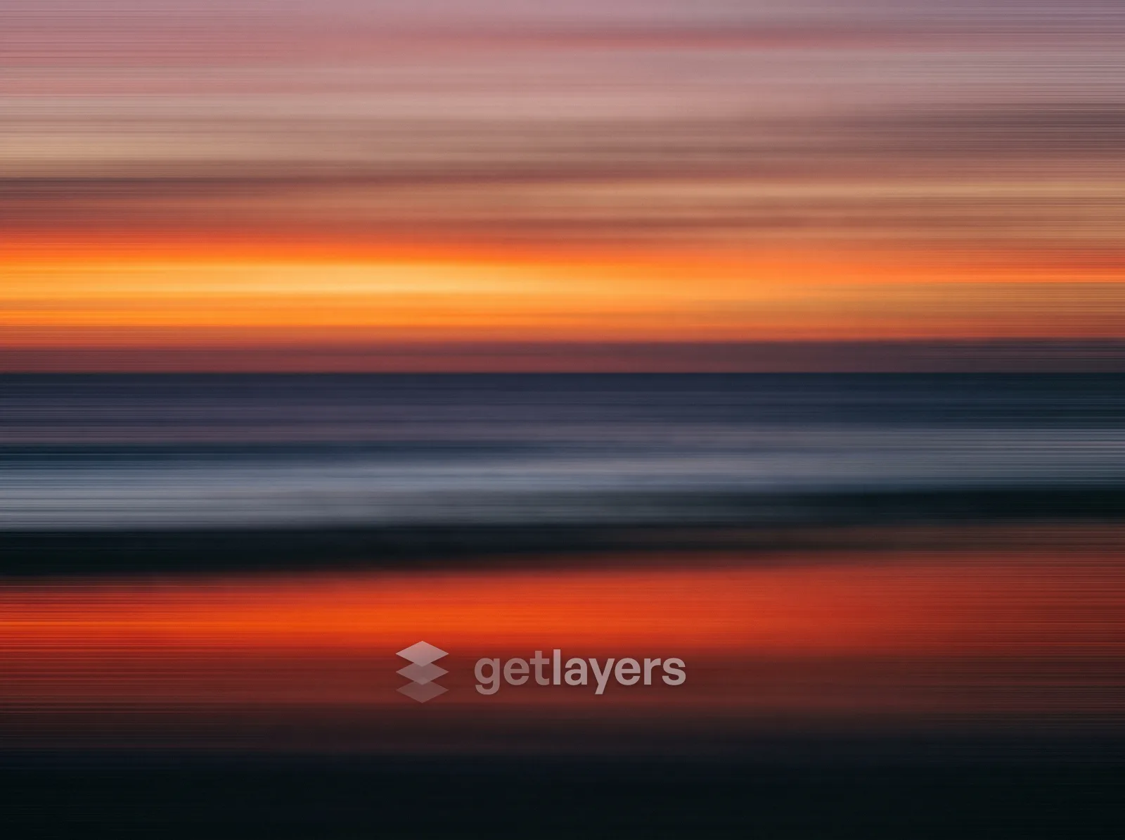 Sunset Horizon Blur