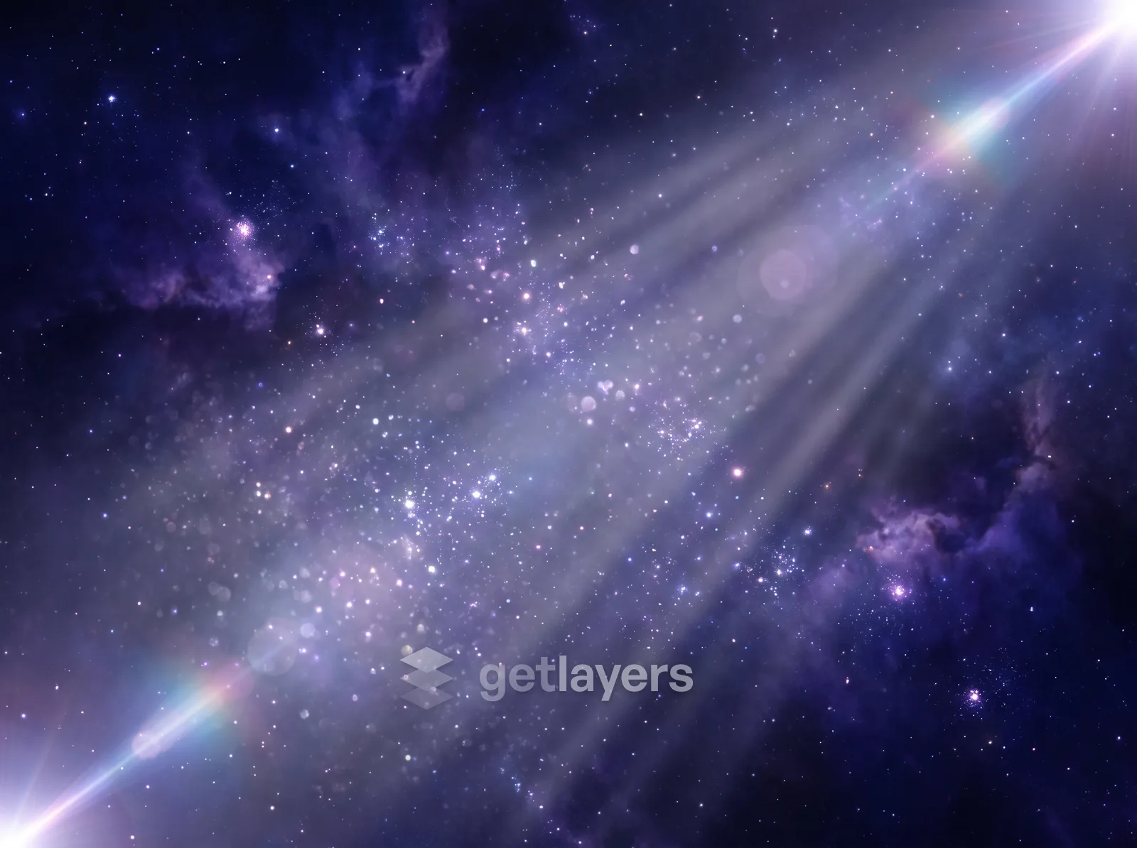 Violet Galaxy Beams